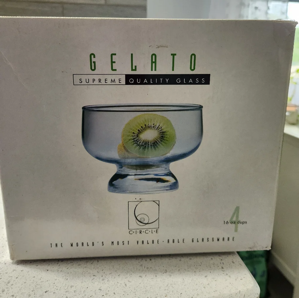 NWT Circle Gelato Bowls Set of 4 !